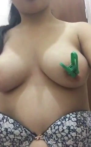tits self slapping