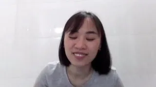 Watch me finger my sweet Vietnamese pussy for first time