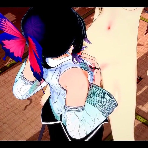 Demon Slayer Futanari - Shinobu X Nezuko Hardsex - Japanese Asian Manga Anime Game Porn