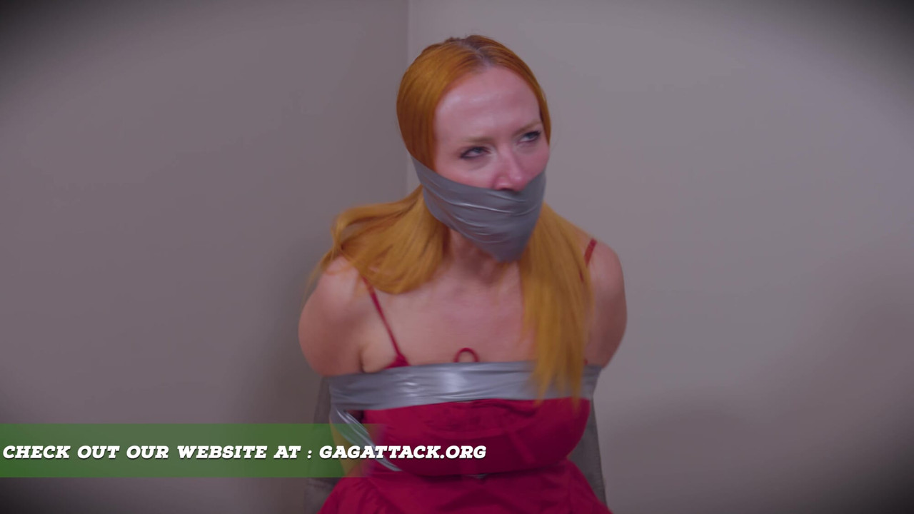Melodie - Red Hair Double Wrap Gagged