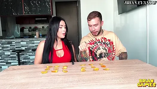 Petite Busty Latina Alejandra Palacios Has Sex by Losing a Game with Her Round Ass - Brian Evansx