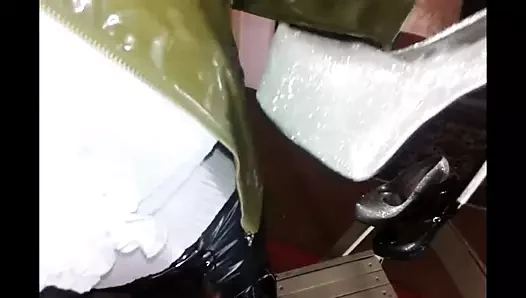Cum üzerinde yüksek topuklu mix 395