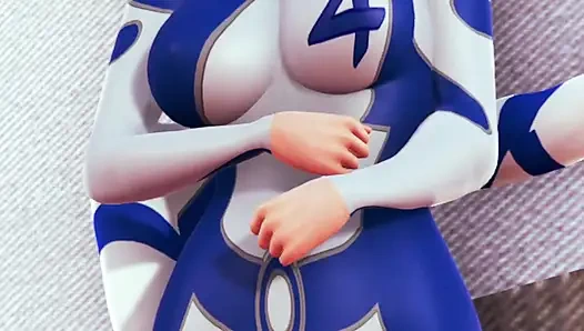 Invisible Woman lagi asik dientot habis-habisan sama kontol raksasa pria ini Parodi