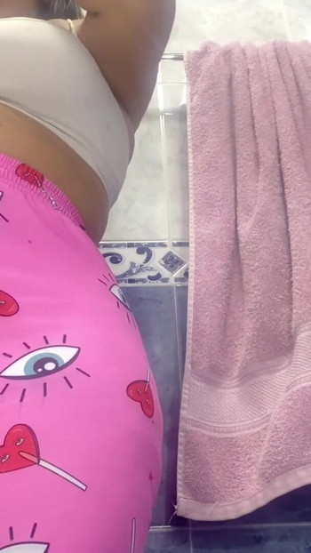 Emotional moment from "HUGE ASS OF BIG ASS LATINA WOMAN CAUGHT"