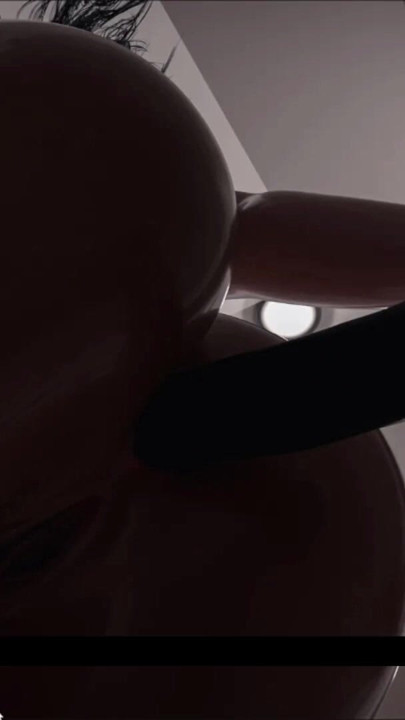 Turkish Girl Yasmin Riding Big Black Dildo Toy In Bathroom | Clip 1