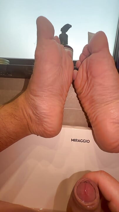 My cock and cum close-up
