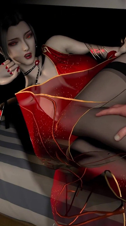 3D Big Boobs Sexy Cosplay Bride Naked Her Perfect Ass Got Fucked so Hard