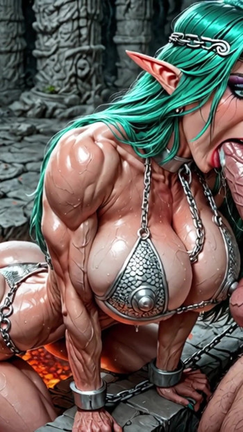 Must-see moment from "AI DUNGEON SLUTS VIDEO COMPILATION 26 - ELVEN ADVENTURER BABE ELINA PART 2"