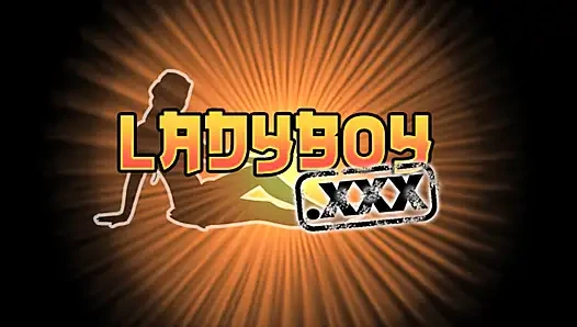 Cute ladyboy Lucky cums hard