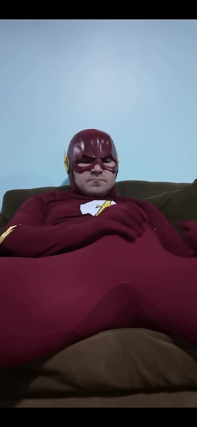 The Flash Cosplay Jerking off