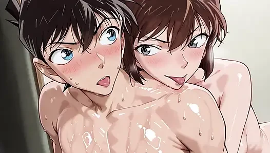 Shinichi X Shiho (conan)