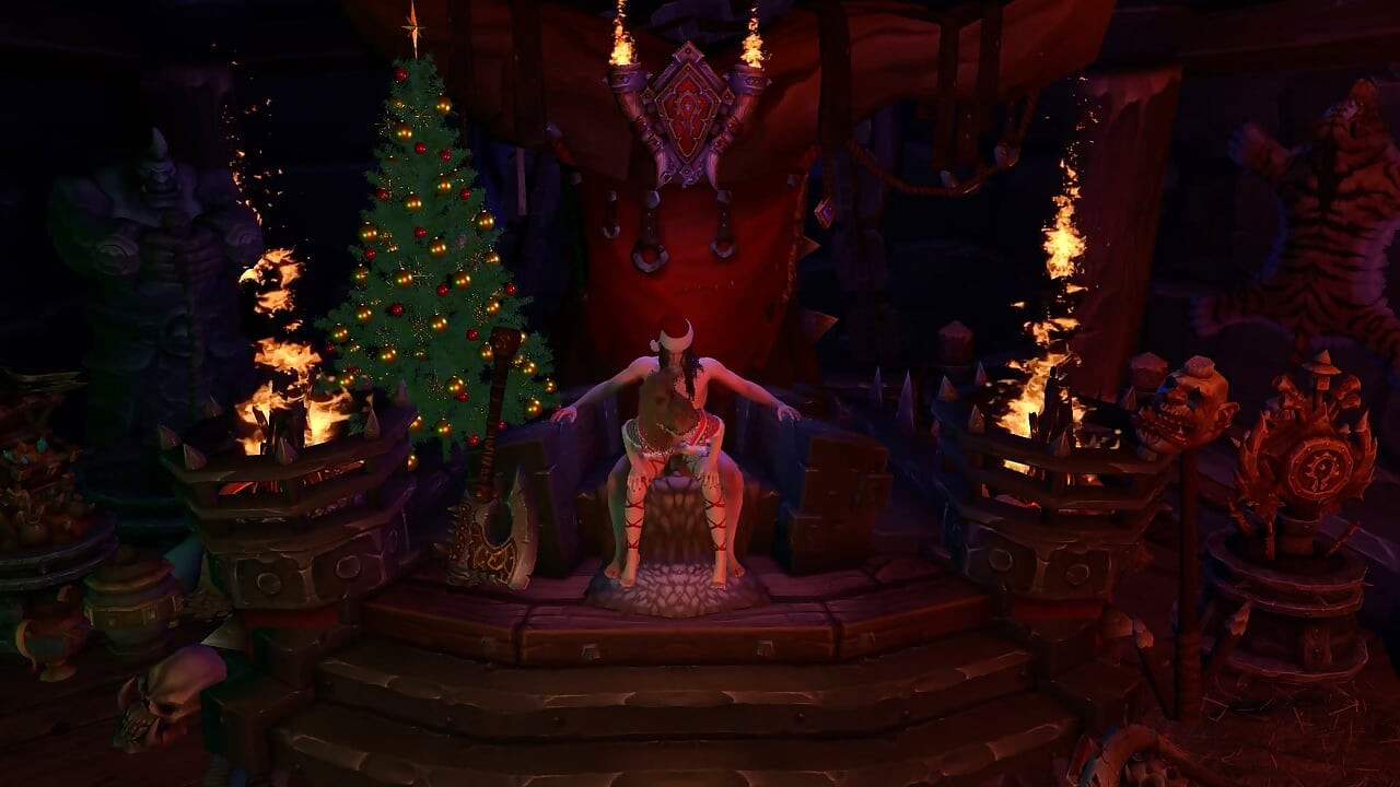 Sexy Elf Girl Tells Santa What She Wants for Christmas