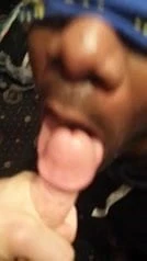 Black Twink Swallows All White Boy Cum