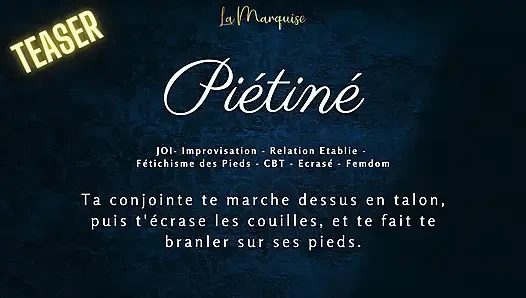 Ta femme te marche dessus - fransız kadın egemenliği joi cbt