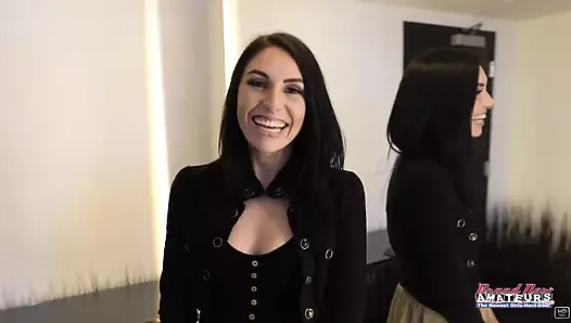 Part 1 of 2 brand new amateurs Ashley Wolf porn star interview Vegas