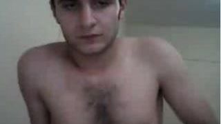 Straight guys feet on webcam #238