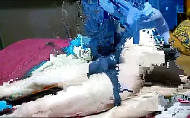 Desi Indian Horny Bhabhi in Sexy Blue Dress Blowjob & Fucked