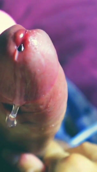 plentiful streams of lubrication from the penis after a long abstinence and strong vibration for a super erection | Clip 1