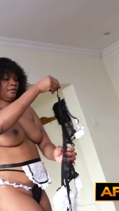 This MARRIED EBONY MILF begged for ROUGH sex... swallowed my CUM while forgetting her life at home | Clip 1