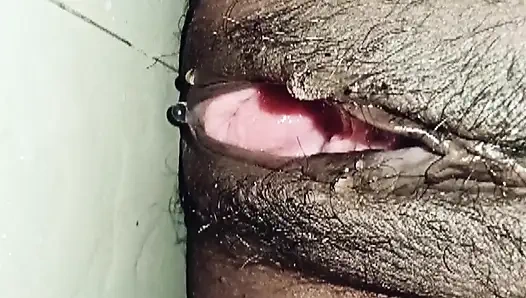 Hintli tamil boşanma orta yaşlı seksi kadın işiyor