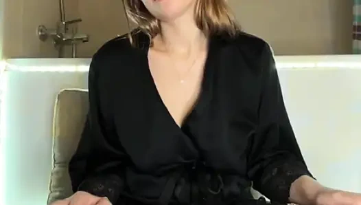 Bouncing big natural boobs