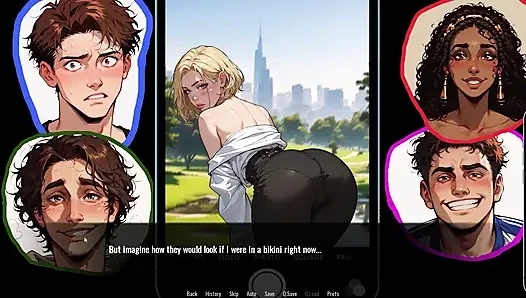 A Hot Redhead Stripper Gives a Lap Dance- Welcome to Port Haven #4 Gameplay