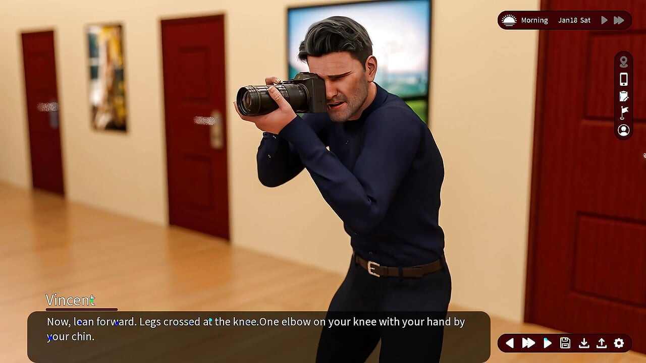 Šapat žudnje - V0.25 - Sarah hrabro pozira za Vincentovo fotografiranje