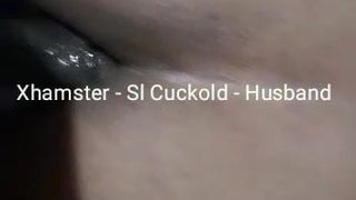 Cuckold-echtgenoot met vrouw