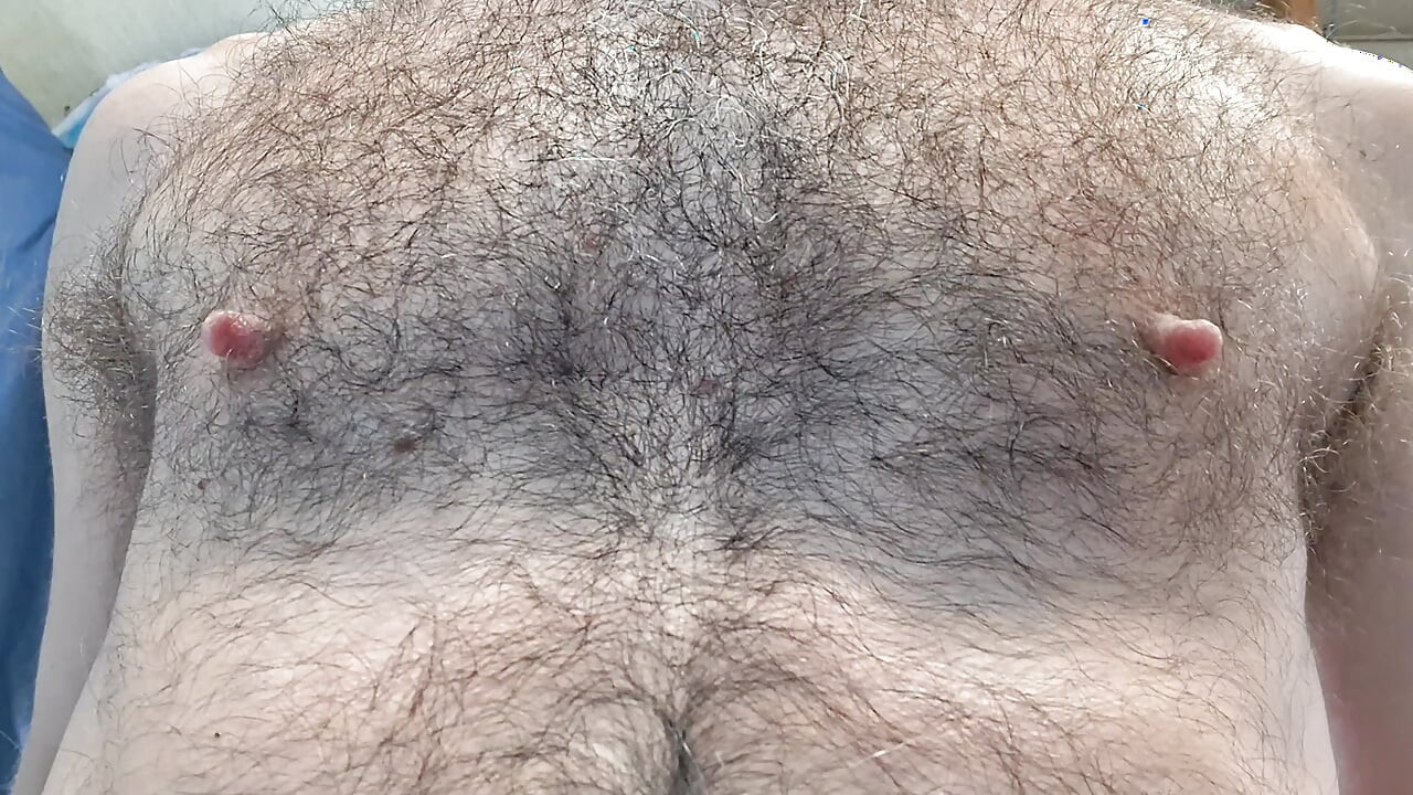Torturing hairy nipples