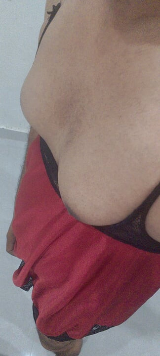 Crossdresser Femboy Enjoying Alone Big Black Dildo and Anal Fist