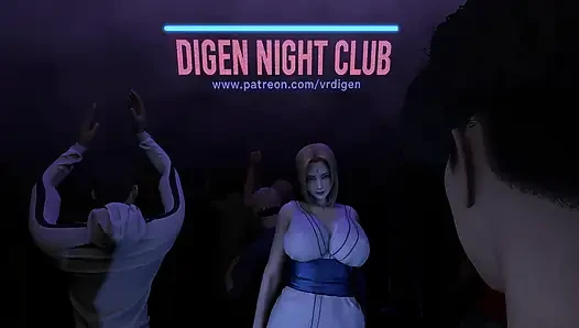 Tsunade cos at the Nightclub