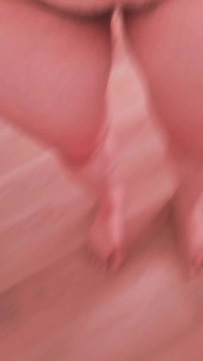 Walking with hot pussy