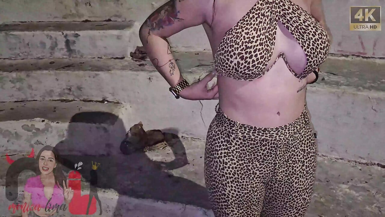 Having sex with a stranger with a huge penis in a public square.