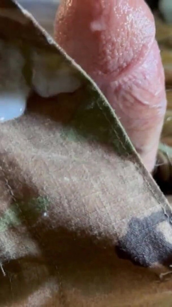 Key moment from "US Army solider jerking off wearing jockey y front tighty whities!"
