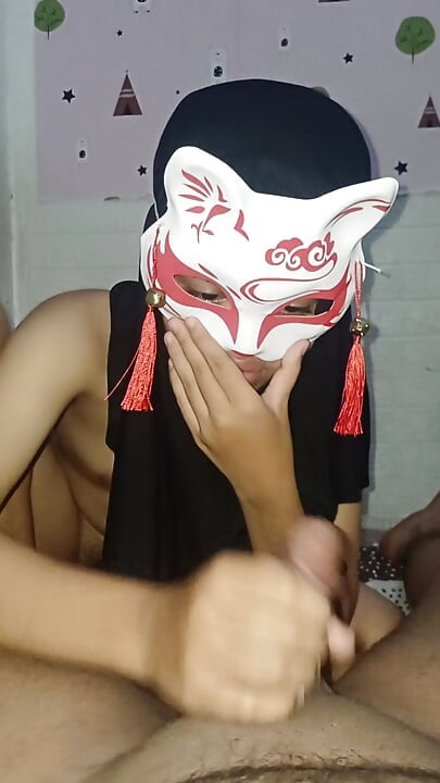 Beautiful 18-year-old hijab girl enjoys it so much that she sighs deliciously