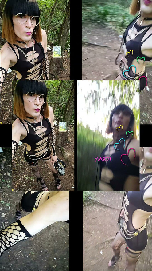 TikToc: Exhib🍀Tude, Mini-ROBe DéCHiRée. [Prkg Nap_Lé__ - Brunoy Forest] VaneSsaBiTCHx PariSChienneTrvprod⁹¹