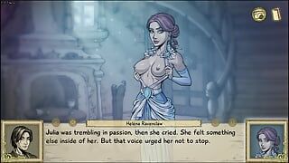 Sletterig spookmeisje toont haar tieten en laat de rector klaarkomen - onschuldige heksen - porno-gameplay