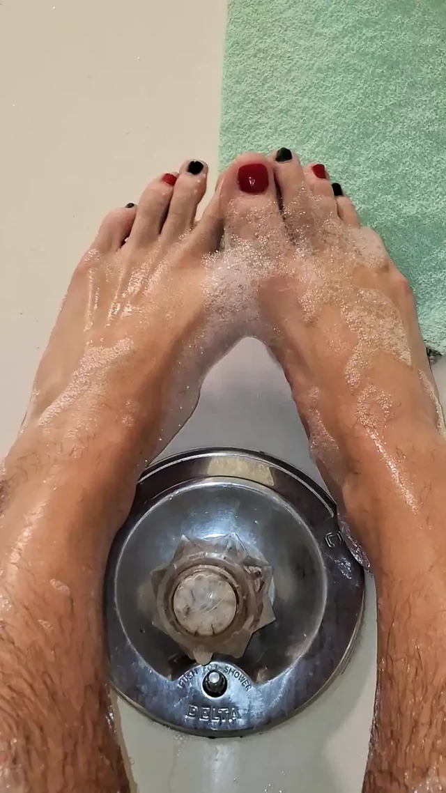 Busted by my girlfriend while filming myself in the bath