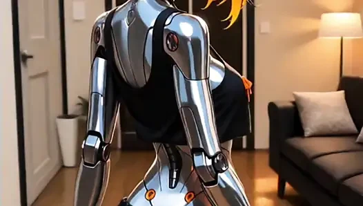 Hentai anime - Robotermädchen wie eine echte frau