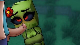 Minecraft Horny Craft - Part 12 - Hot Naked Witch and a Blowjob by Loveskysanhentai