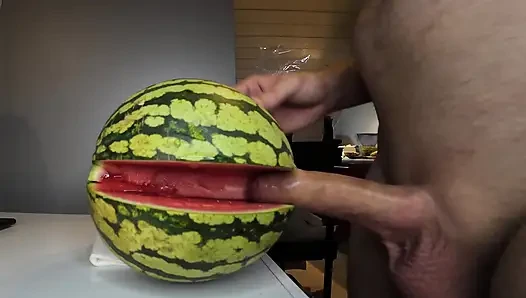 Fucking a virgin Watermelon