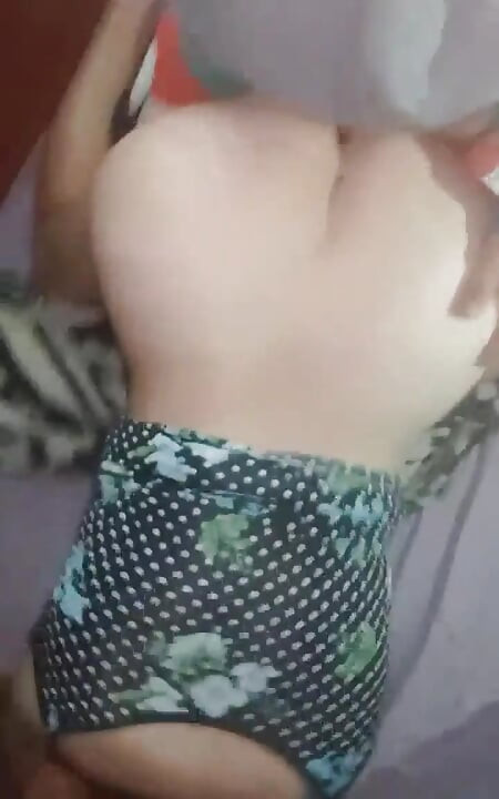 POV Doggy Style Fucking in Her Flower Dress
