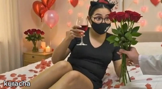 Valantines date mit einer hübschen krankenschwester und einem betrügenden arzt