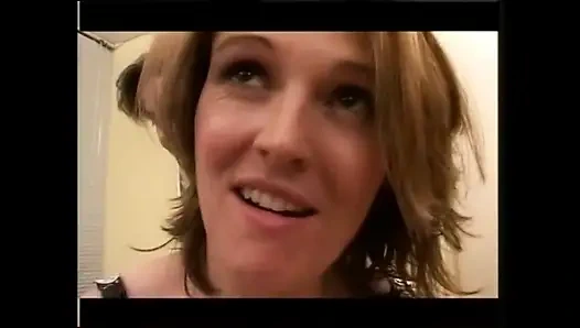 Bukkake with Big Cocks for Pretty MILF with Hairy Pussy