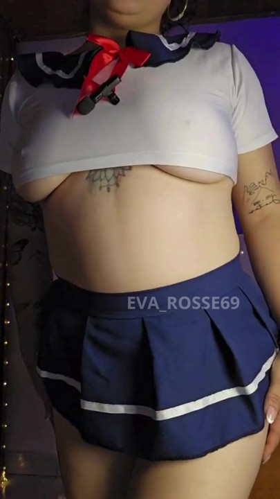 A horny schoolgirl ready to be fucked hard