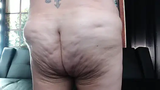 Ölstoß, knackiger hintern