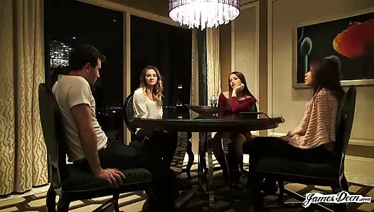 Avi love, bambi, sami parker di-gangbang sama james deen