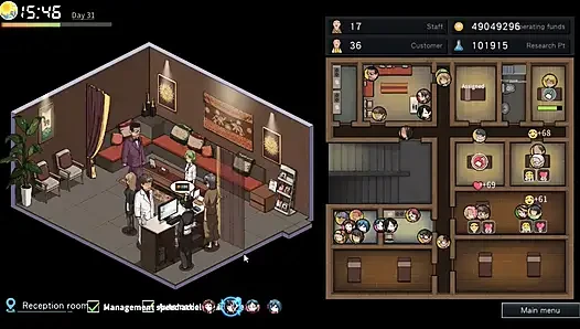 Lustvoller traditioneller massagesalon - Enons erotische massage wird zu sex (dreier mit misako) - hentai-spiel