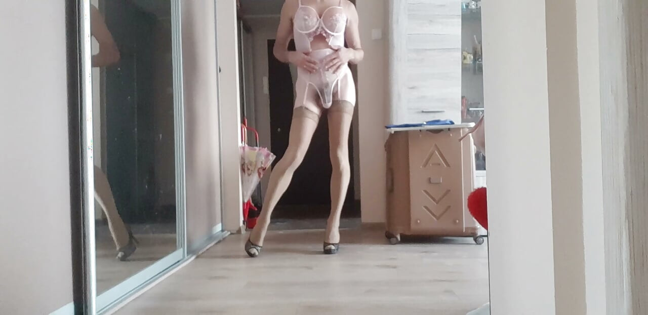 pink bodysuit