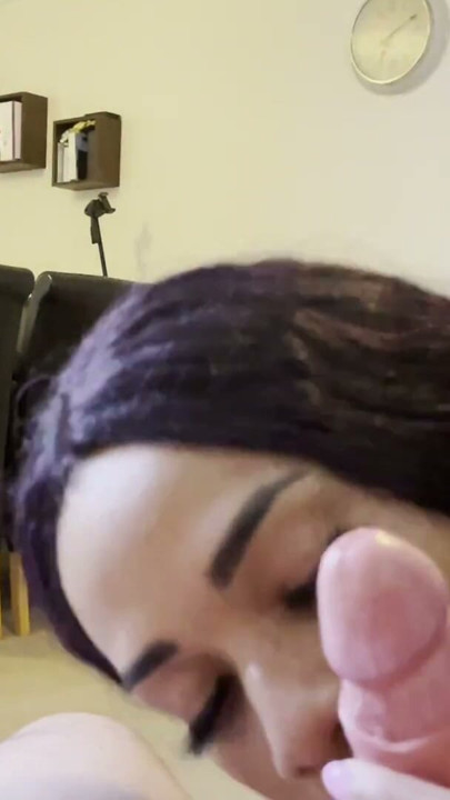POV Homemade Interracial British Milf Deepthroat Blowjob | Clip 2